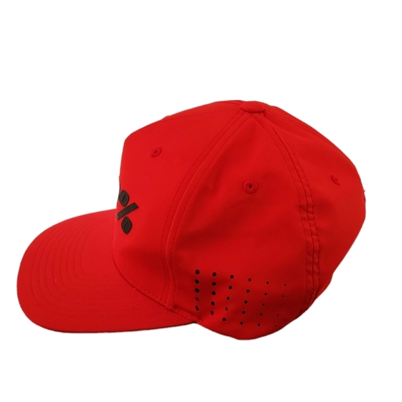 100% Percent New Unisex Red Drive Snapback performance hybrid Cap Hat Snap back - Picture 3 of 9